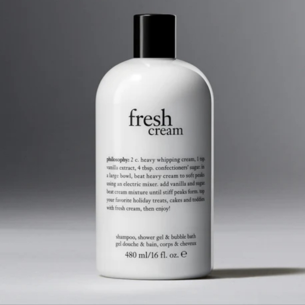 Philosophy Fresh Cream Shampoo, Shower Gel & Bubble Bath